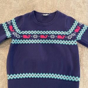 Good used condition Vineyard Vines Girls crewneck sweater size medium.